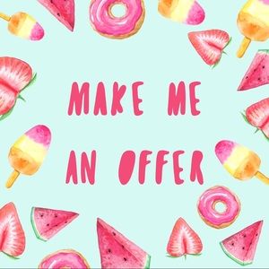 Reasonable offers welcome!